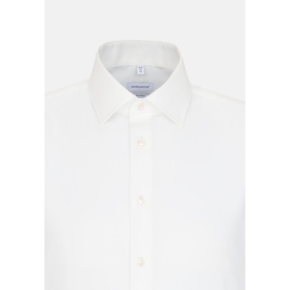 Chemise Seidensticker coupe droite beige - Georgespaul