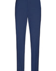 Pantalon de costume Digel bleu en laine mélangée - Georgespaul