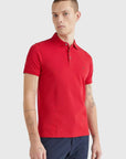 Polo Tommy Hilfiger rouge - Georgespaul