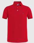 Polo Tommy Hilfiger rouge - Georgespaul