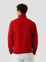 Charger l&#39;image dans la galerie, Sweat demi zip Ralph Lauren rouge en coton | Georgespaul
