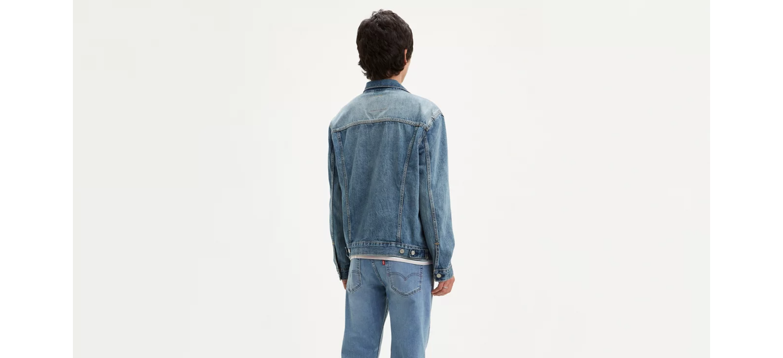 Levi's® hellblaue Jeansjacke aus Baumwolle