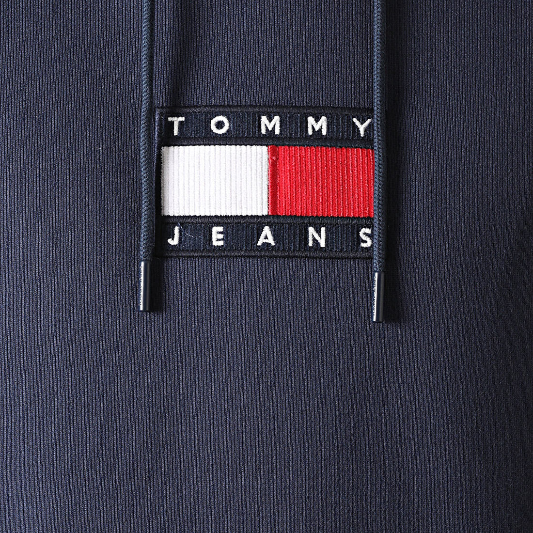 Sweat à capuche Tommy Jeans marine coton bio