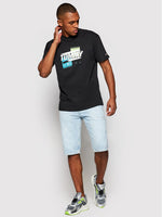 Laden Sie das Bild in den Galerie-Viewer, Schwarzes, verblasstes Grafik-T-Shirt aus Bio-Baumwolle von Tommy Jeans

